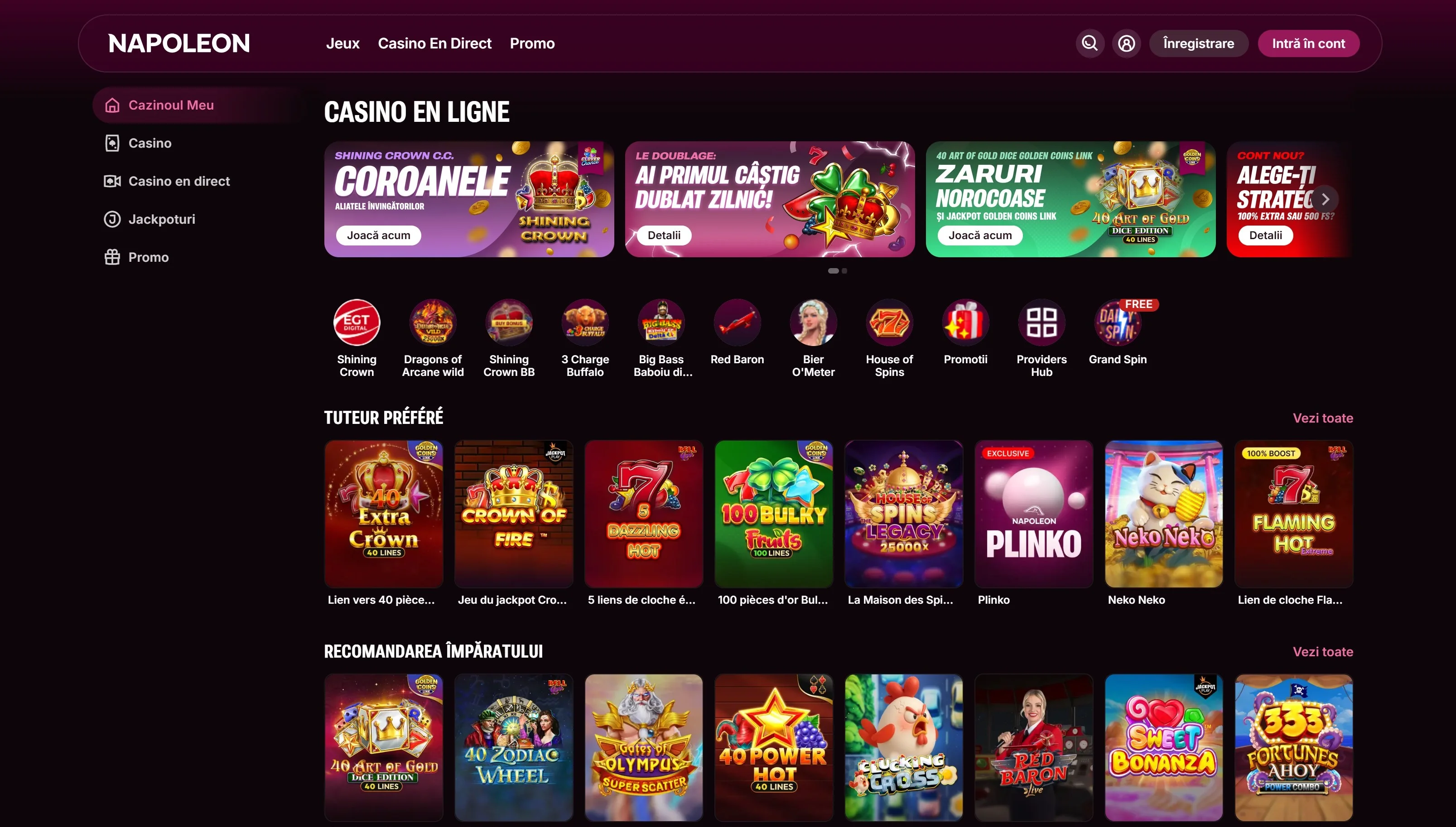 Napoleon Sports & Casino Belgique