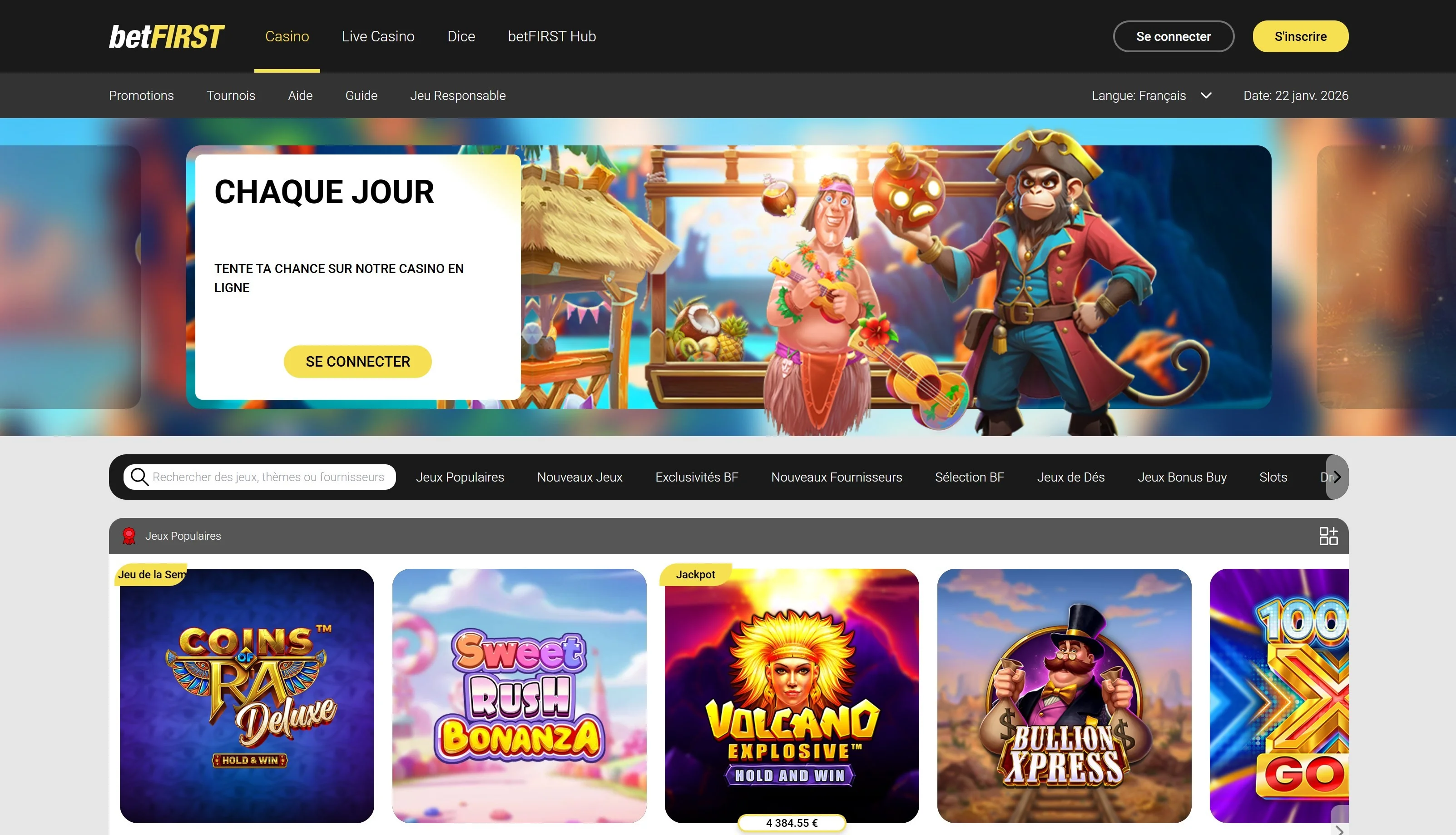 Betfirst Casino Belgique