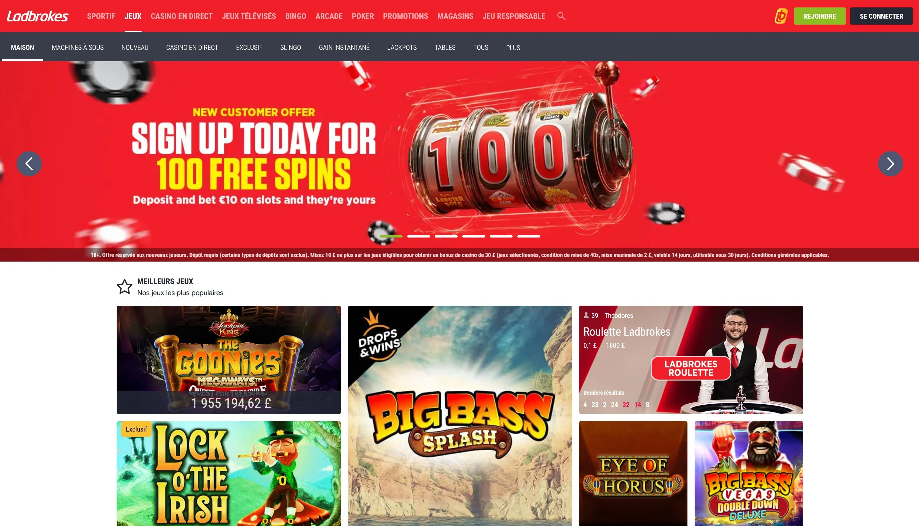 Ladbrokes Casino Belgique
